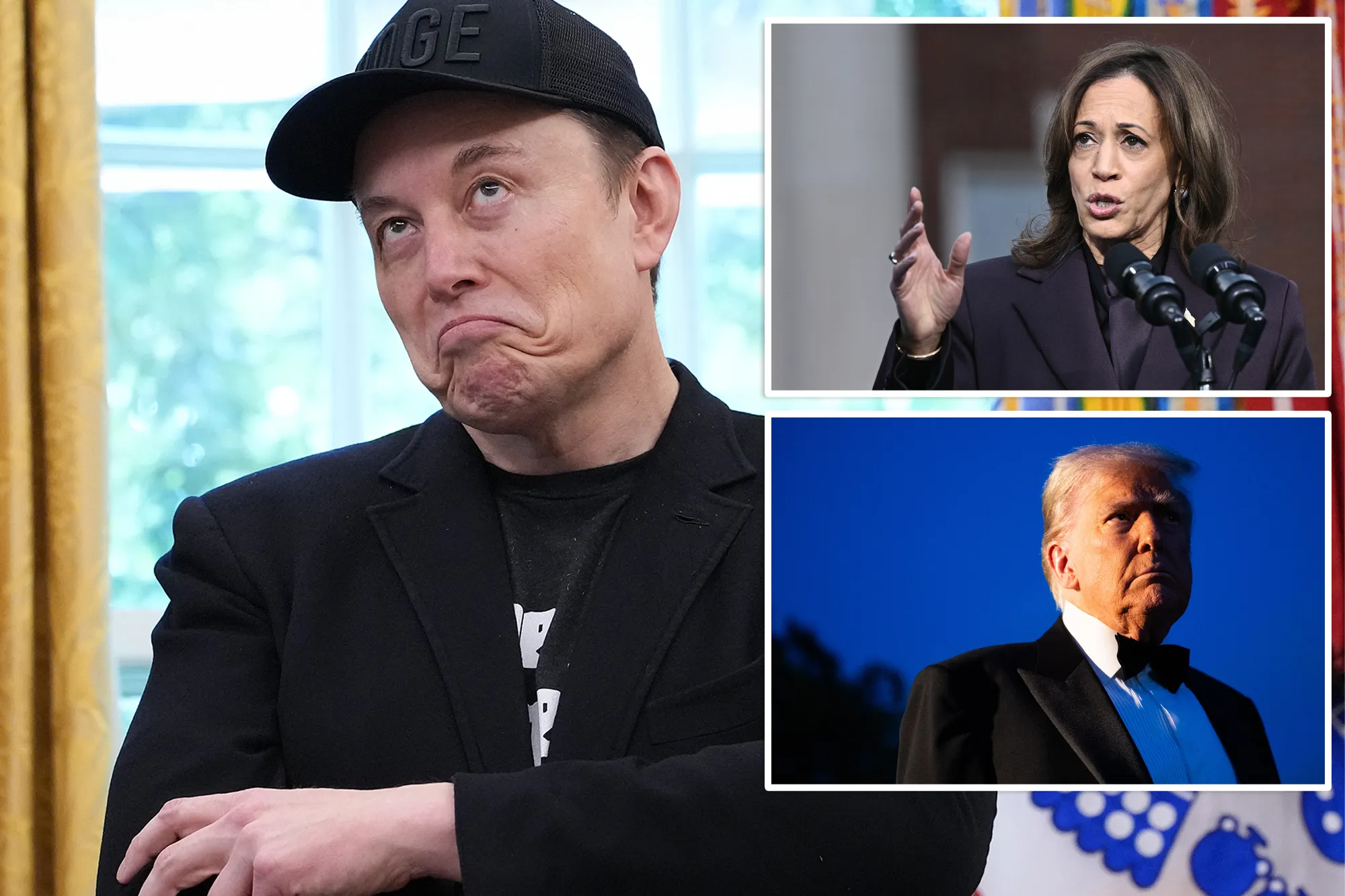 Elon Musk resurfaces Harris tweet calling for Trump to be booted from Twitter in 2019 as she claims ‘free speech’ over Kimmel suspension
