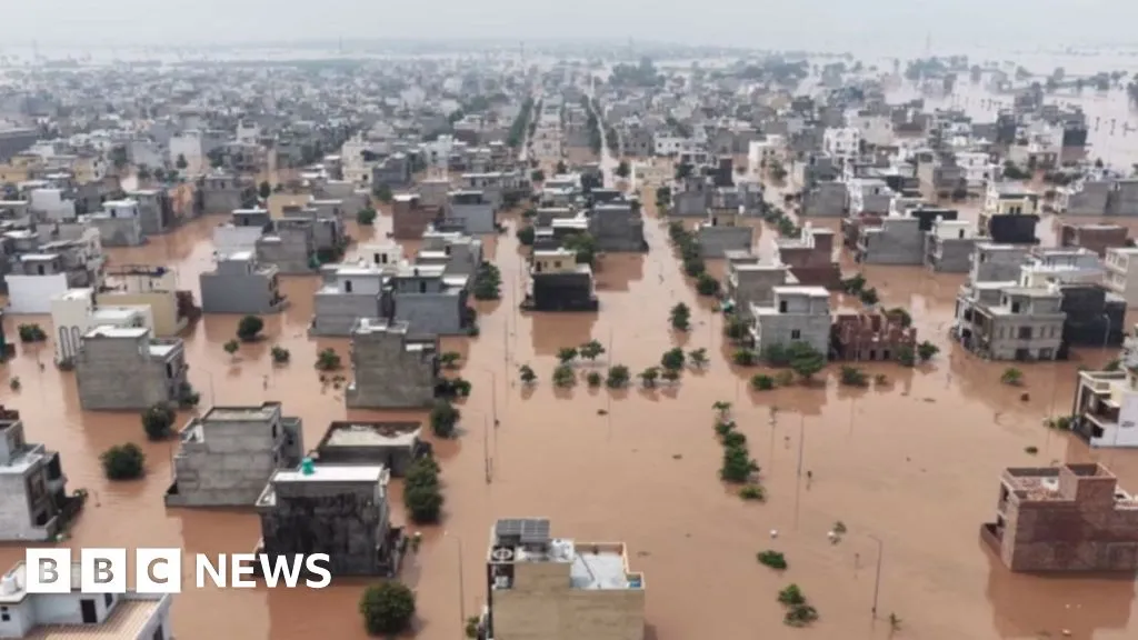 Watch: Luxury neighbourhood in Lahore submerged in floods