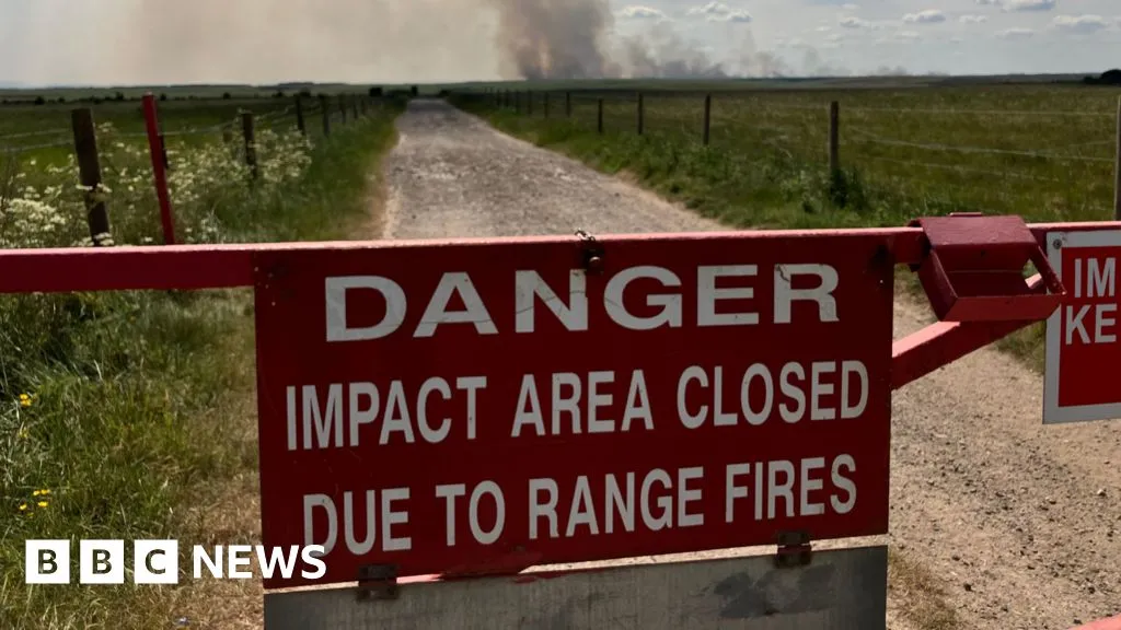 Military drills spark hundreds of wildfires in UK