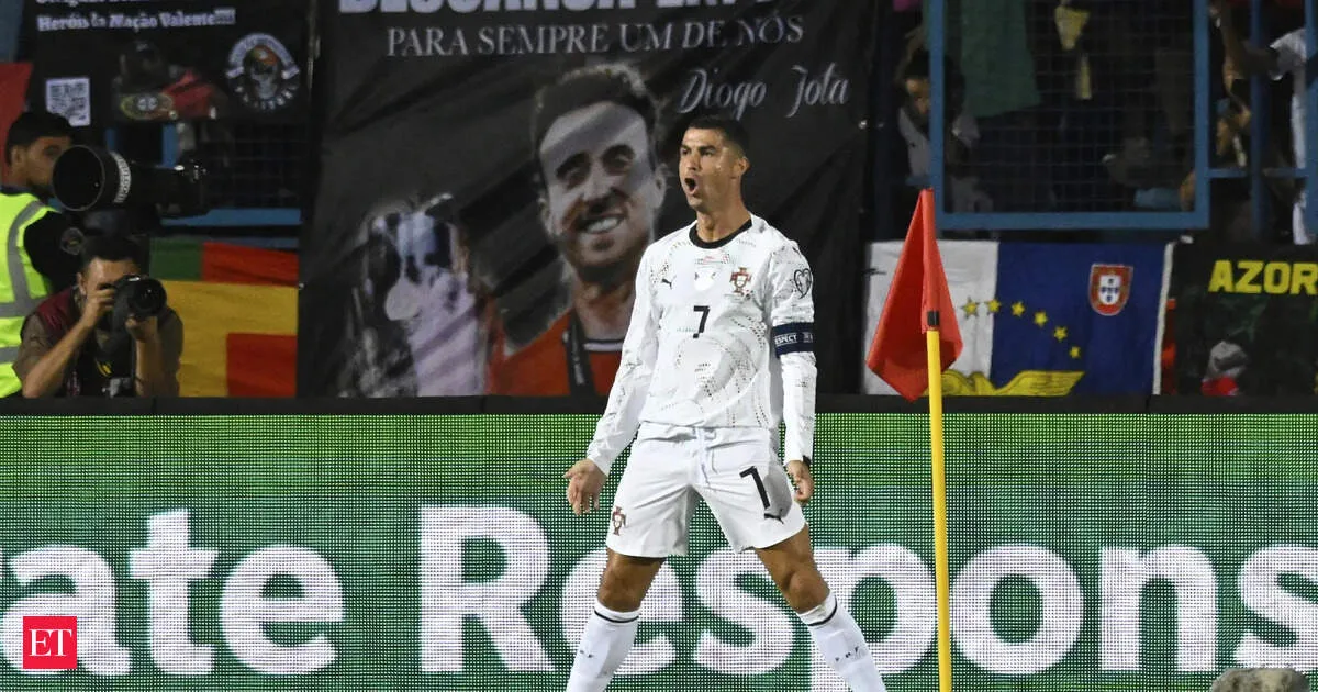 Cristiano Ronaldo scores a stunning goal as he targets a sixth World Cup