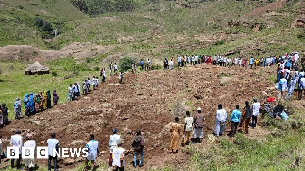 Villagers use hands to reach victims buried in Sudan landslide, group says