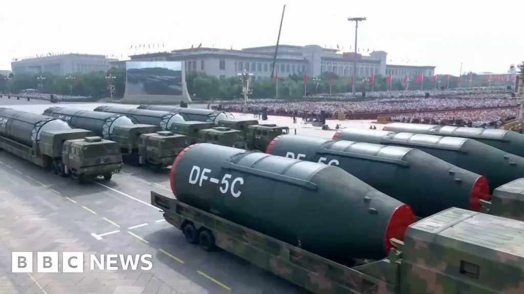 Watch: New ICBM missile on display at China's military parade