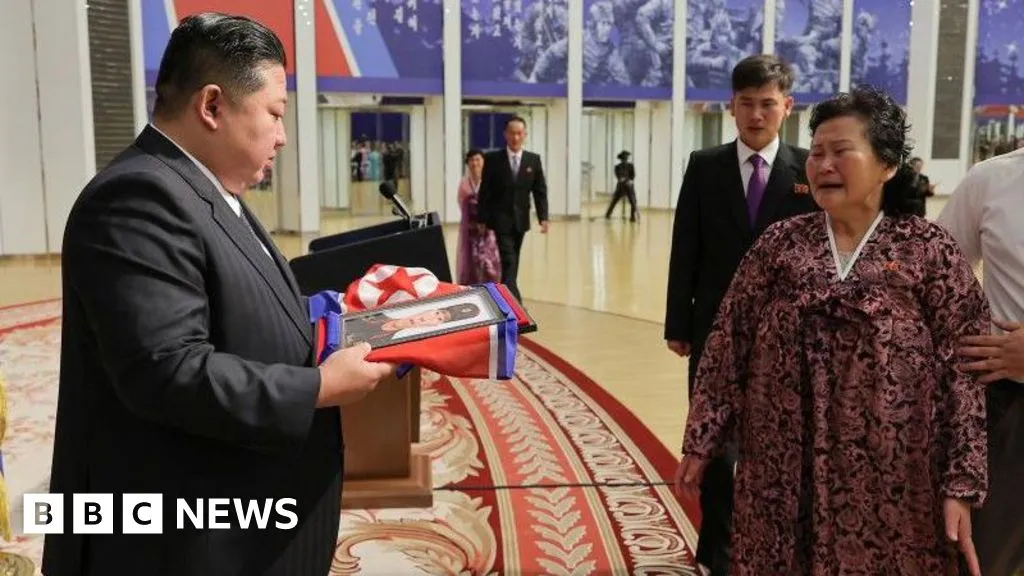 Kim Jong Un meets families of North Korea soldiers killed fighting for Russia in Ukraine