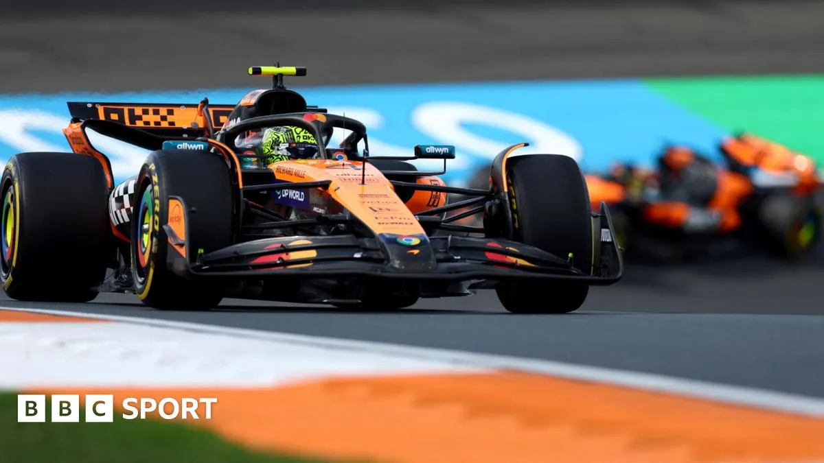 Norris heads Piastri in Dutch GP first practice