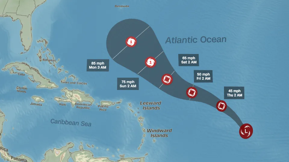 Tropical Storm Gabrielle ends the Atlantic’s strange drought. It could become a hurricane