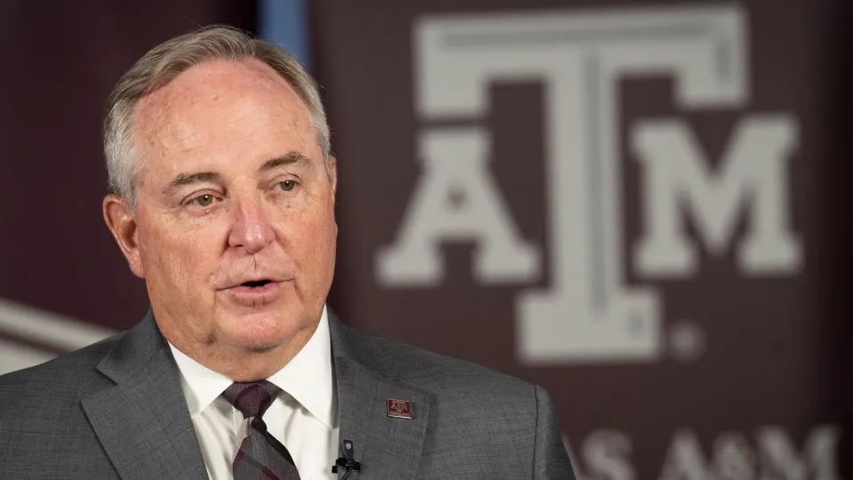 Texas A&M president is stepping down after upheaval over classroom video