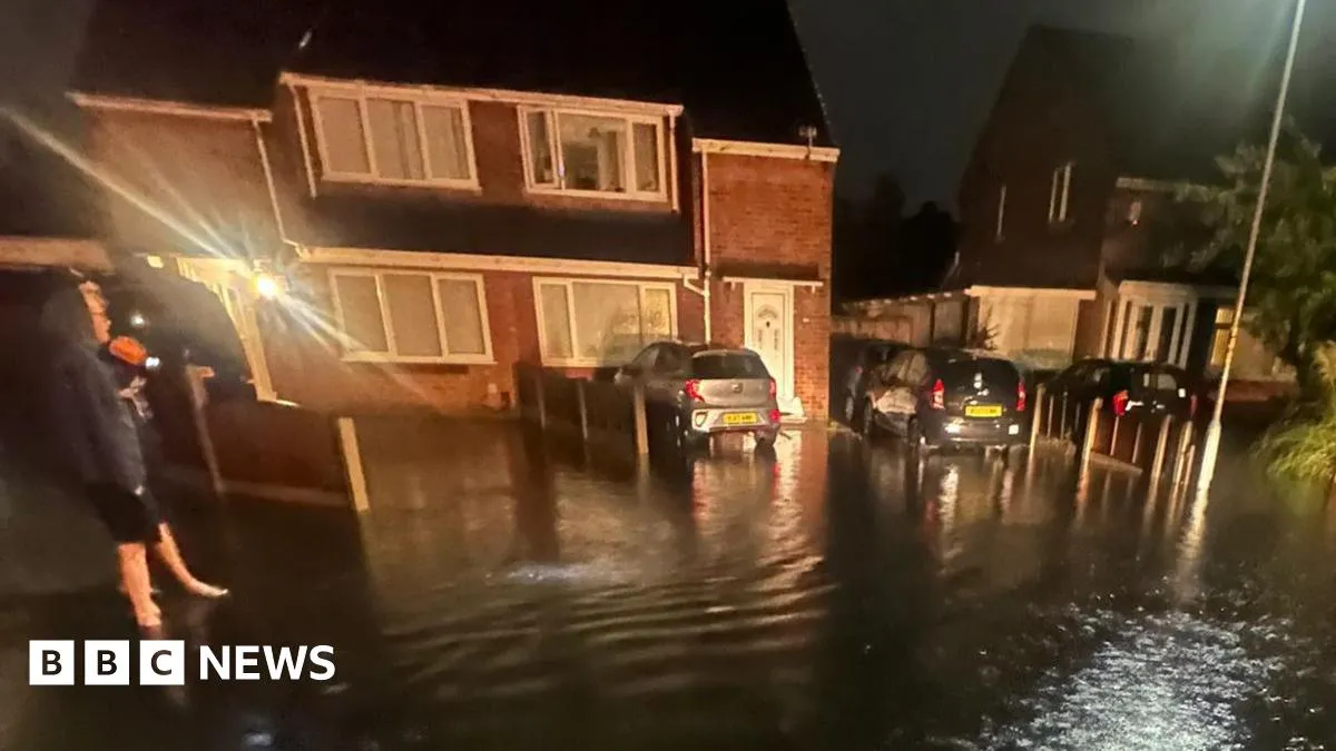 Streets left flooded after 20 hours of heavy rain