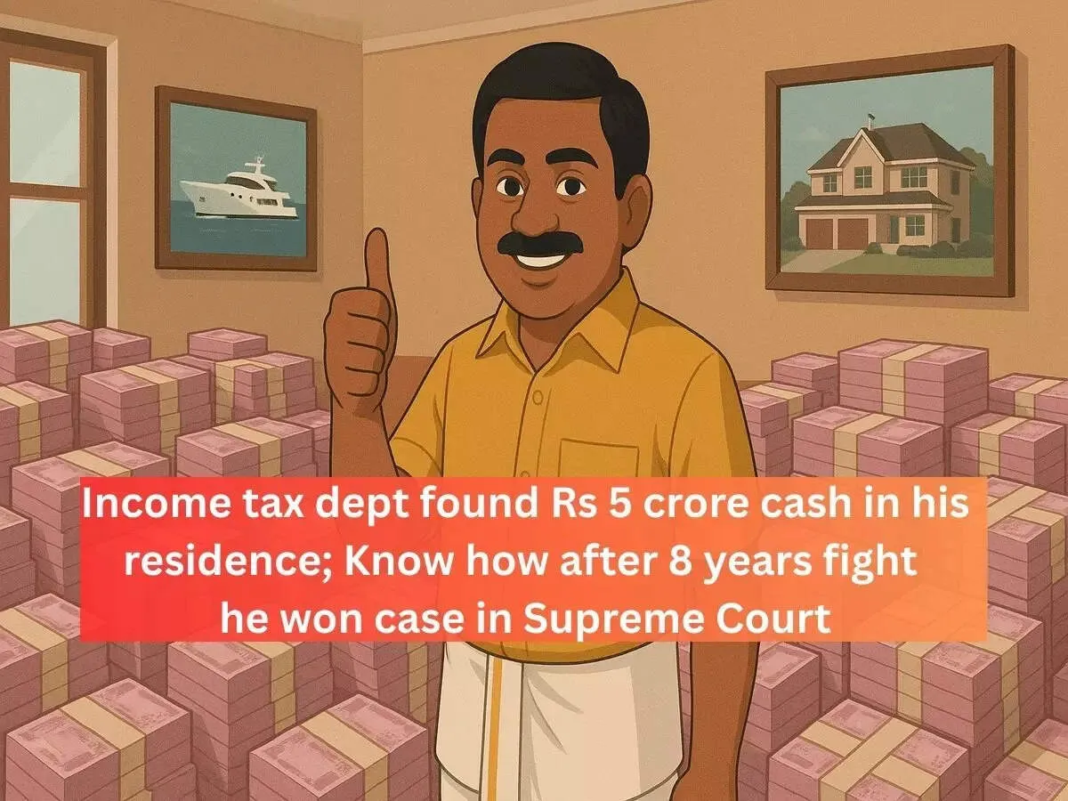 Income tax dept found Rs 5 crore cash in his residence; Know how a 2008 circular saved him in Supreme Court