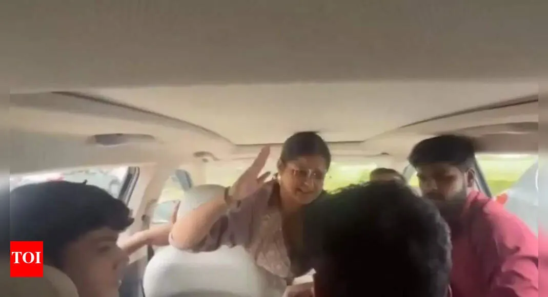 Shocking video from Lucknow college: Students caught continuously slapping peer inside car