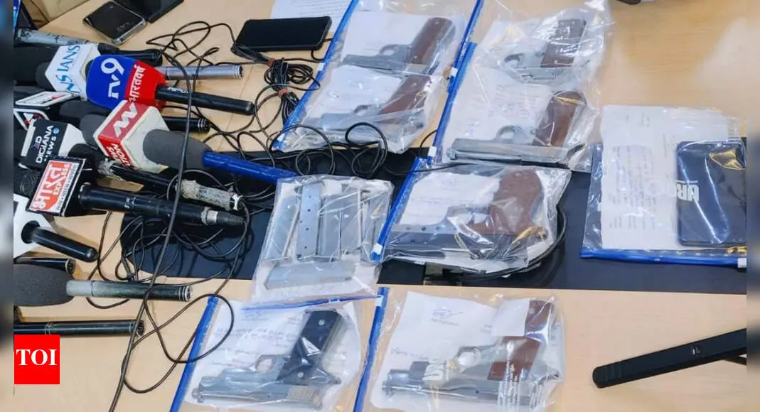Man arrested with 9 country made pistols and 15 magazines in Indore