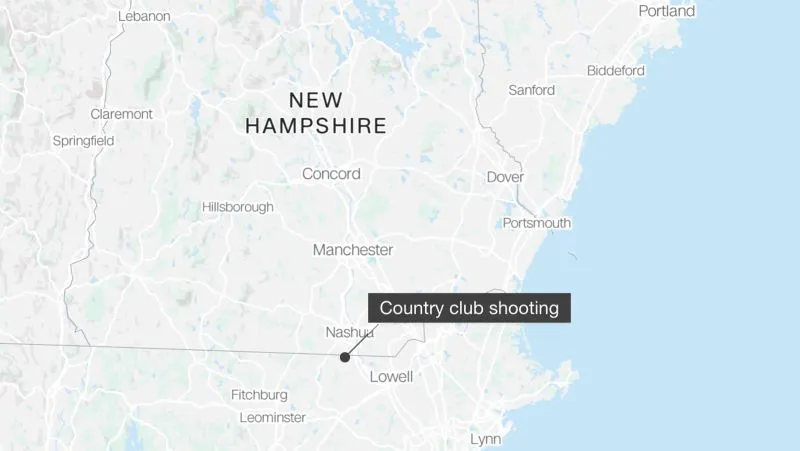 Nashua, New Hampshire: Multiple shot at country club, police say, with one suspect in custody and another at large