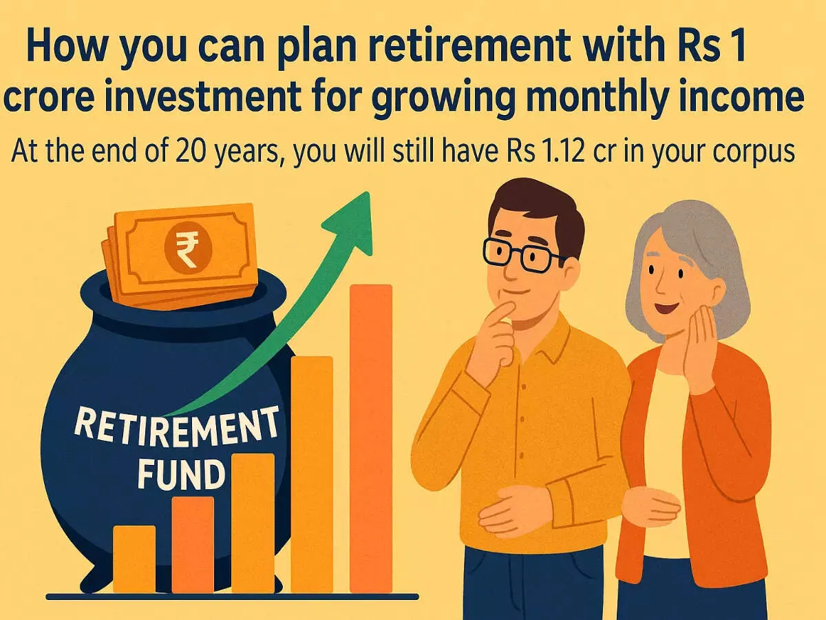 Smart Investment: How Rs 1 crore can give you attractive and growing monthly income for 20 years while keeping capital intact