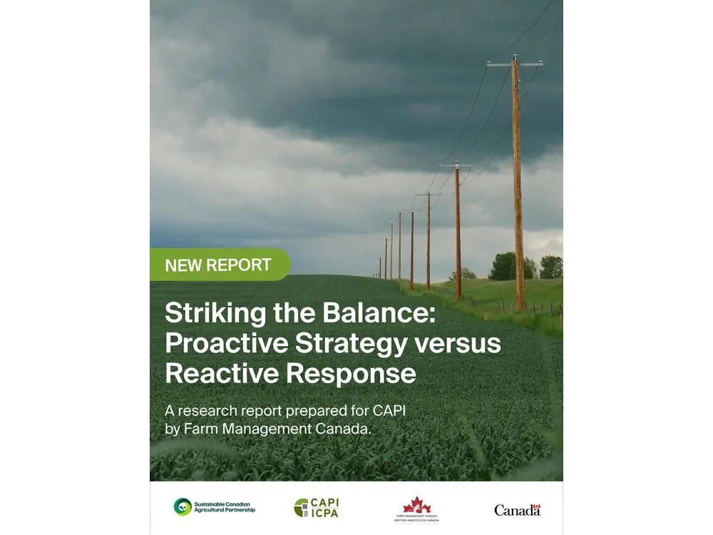 New report says proactive risk management is the key to unlock Canadian agriculture’s future