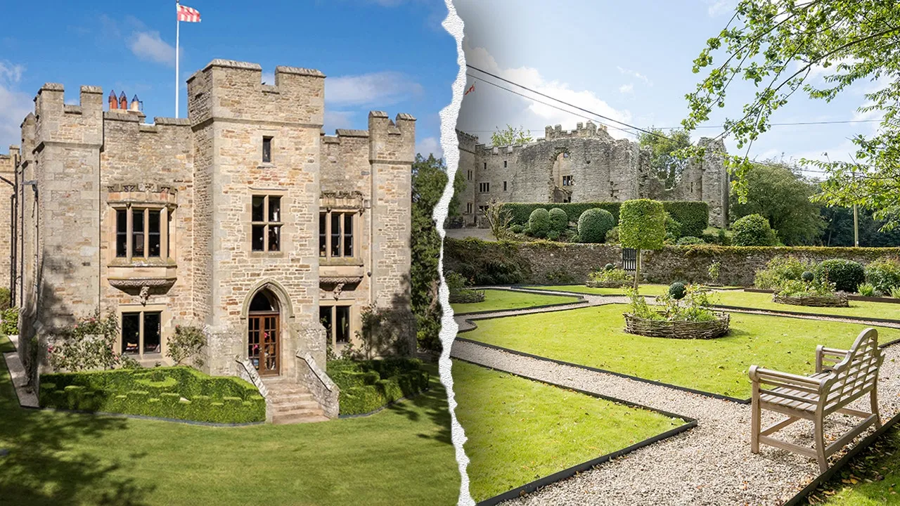 Medieval English castle linked to Hadrian's Wall hits market for lofty sum, but there's a catch
